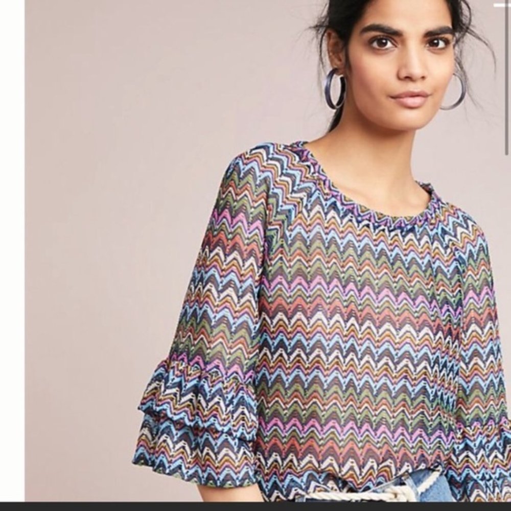 Anthropologie Eva Franco Lorelle Top / Blouse S